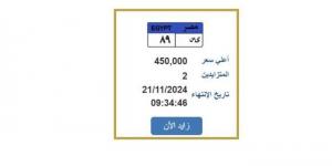 بسعر 450 ألف جنيه.. التزايد على لوحة سيارة مميزة ينتهي اليوم «اعرف الخطوات» - محتوى بلس