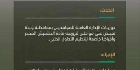 القبض على شخص لترويجه مادة الحشيش المخدر وأقراصًا خاضعة لتنظيم التداول الطبي - محتوى بلس